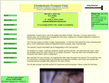 Tablet Screenshot of cheltenhamcroquet.org